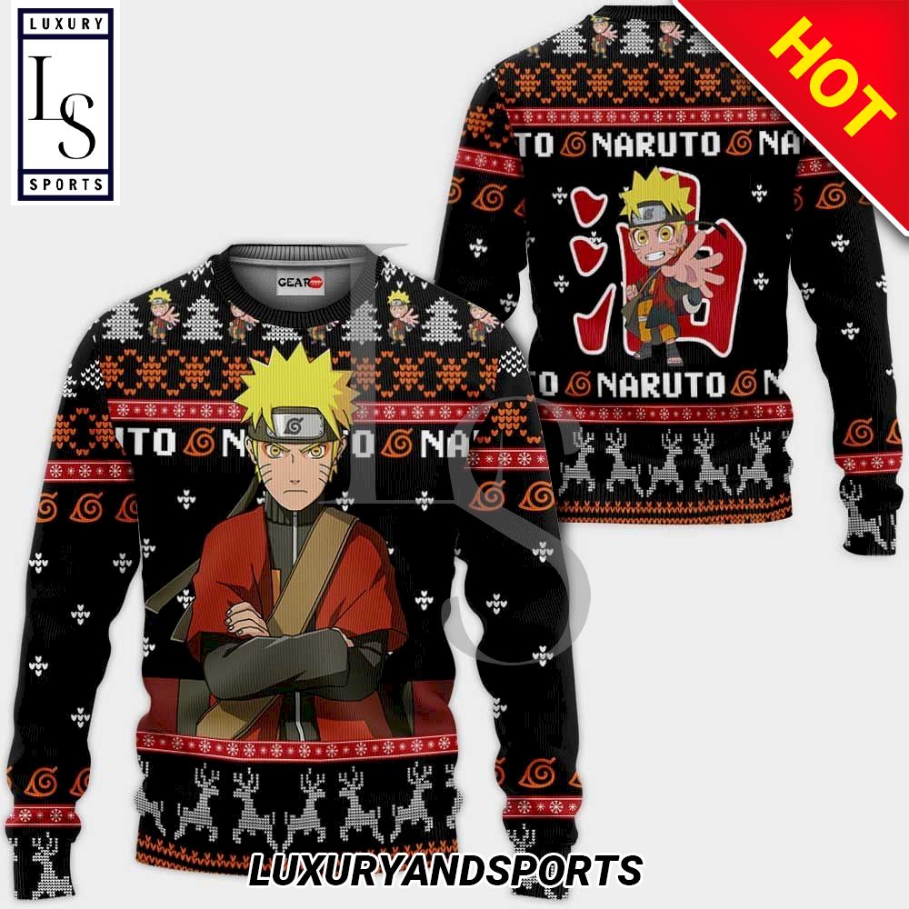 Naruto Sage Naruto Anime Ugly Christmas Sweater