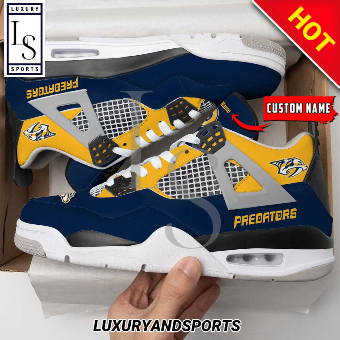 Nashville Predators Personalized Air Jordan Sneaker EjPO.jpg