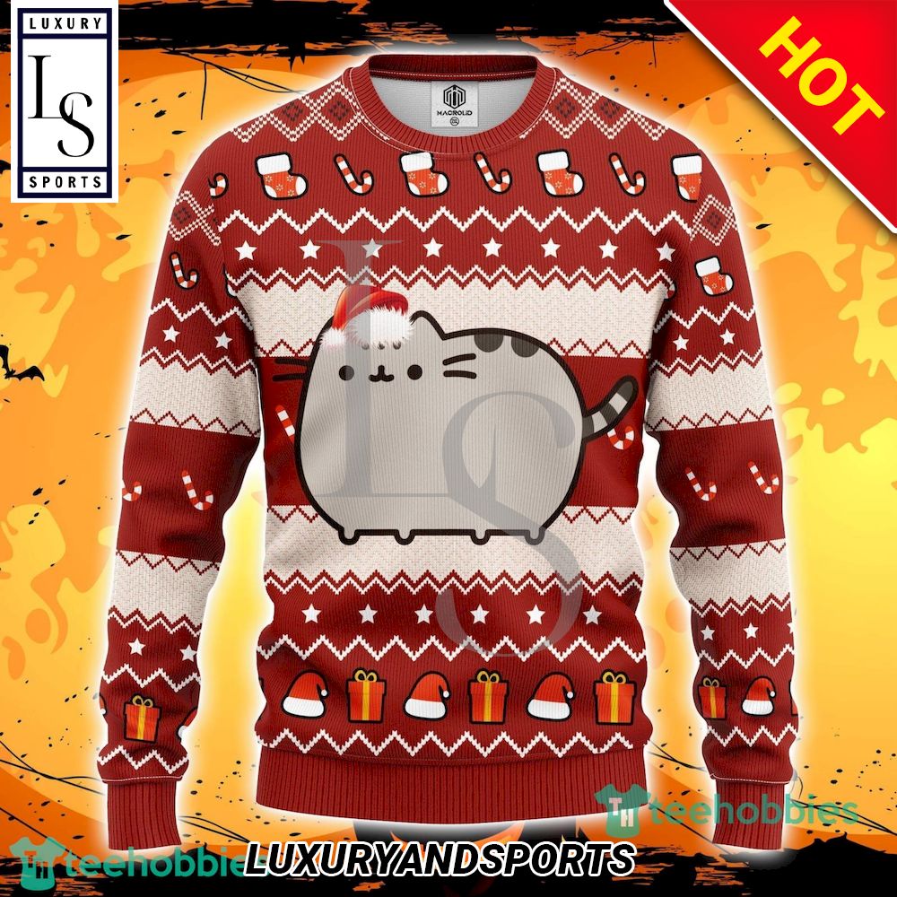 Pusheen Ugly Christmas Sweater Amazing Gift Men And Women Christmas Gift