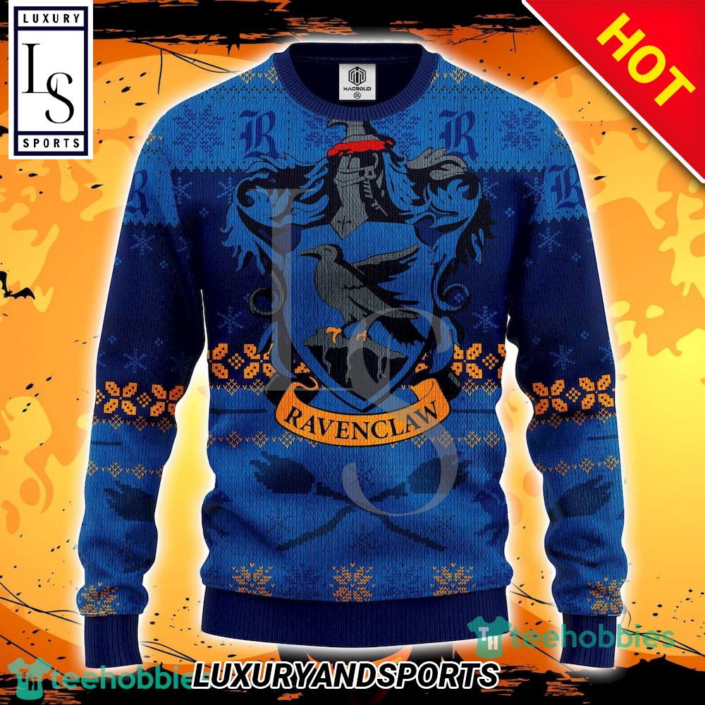 Raveclaw Blue Ugly Christmas Sweater Amazing Gift Men And Women Christmas Gift