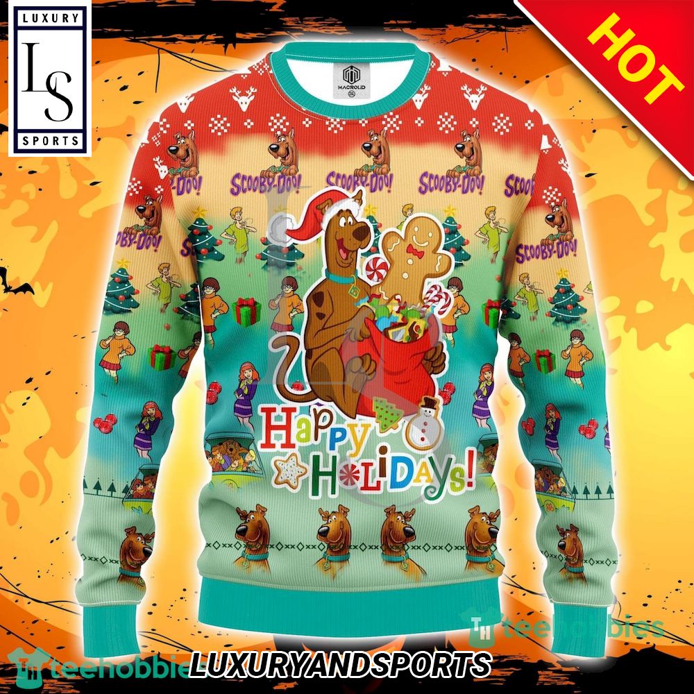 Scooby Doo Holiday Amazing Ugly Christmas Sweater