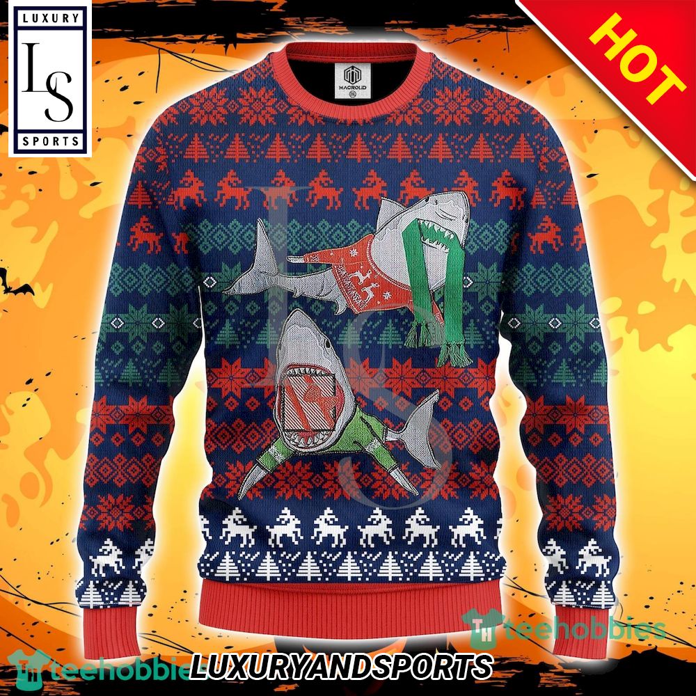 Shark Funny Ugly Christmas Sweater Amazing Gift Men And Women Christmas Gift