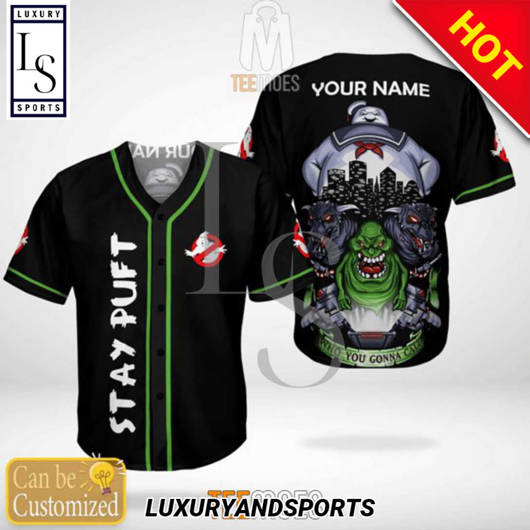 Ghostbusters Stay Puft Personalized Baseball Jersey MYVv.jpg
