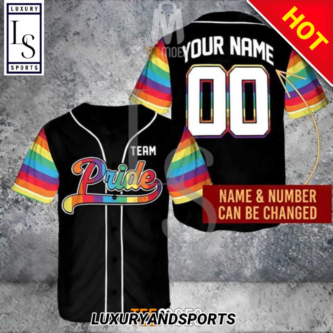 LGBT Pride Team Name and Number Customized Baseball Jersey stmye.jpg