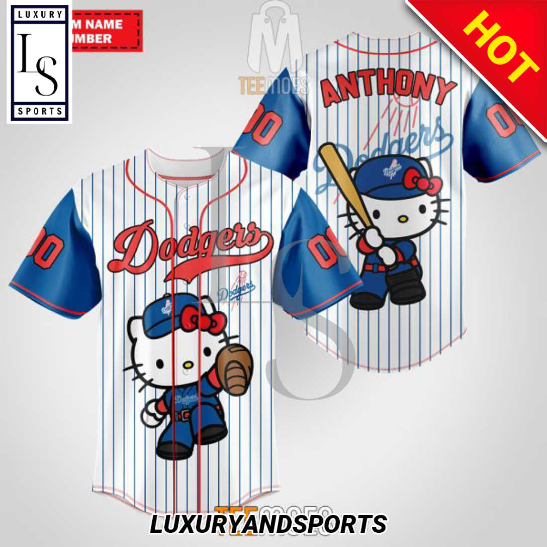 Cleveland Indians Special Hello Kitty Design Baseball Jersey
