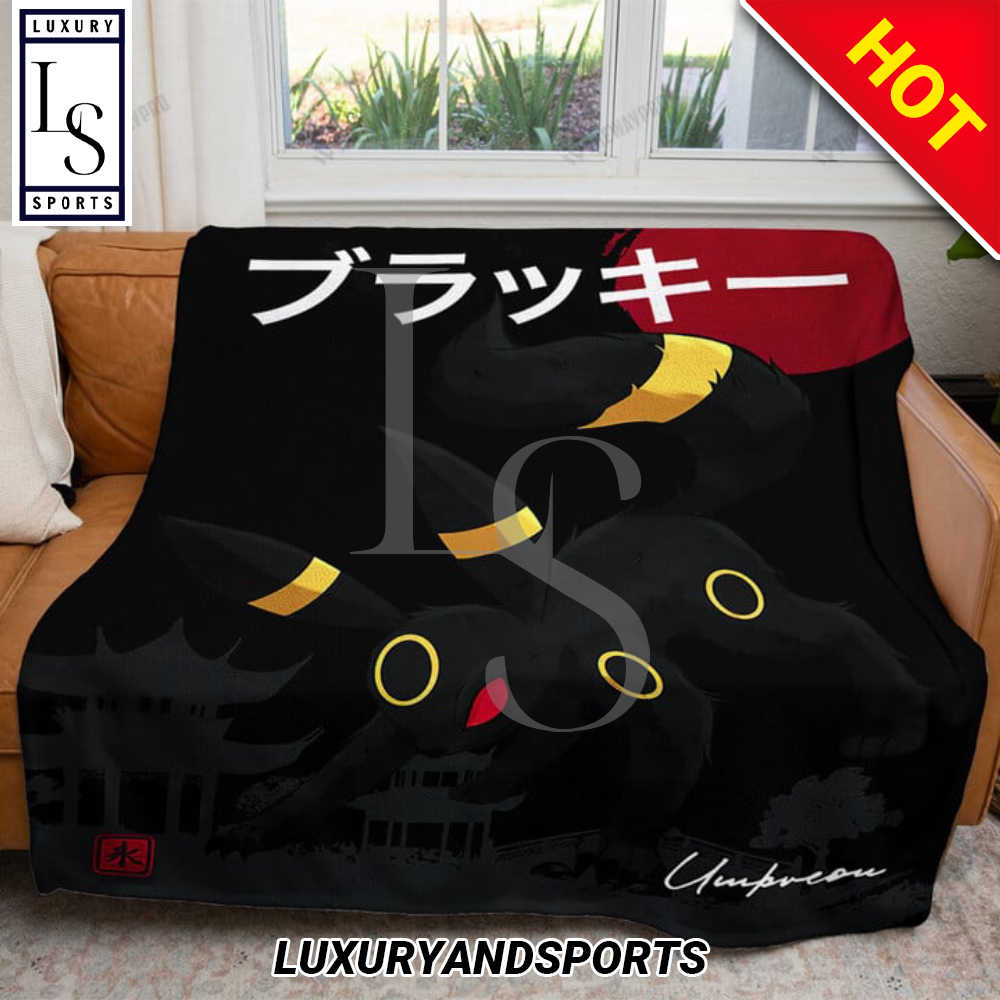 Umbreon Custom Soft Blanket fli.jpg