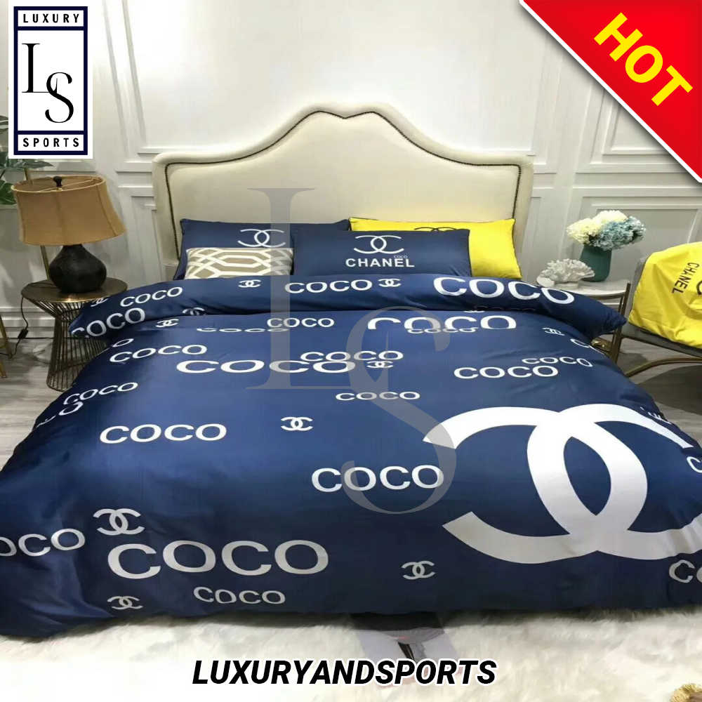 SALE] Chanel Coco Bedding 3D Printeds Quilt Set Duvet Bedding Set - Luxury  & Sports Store