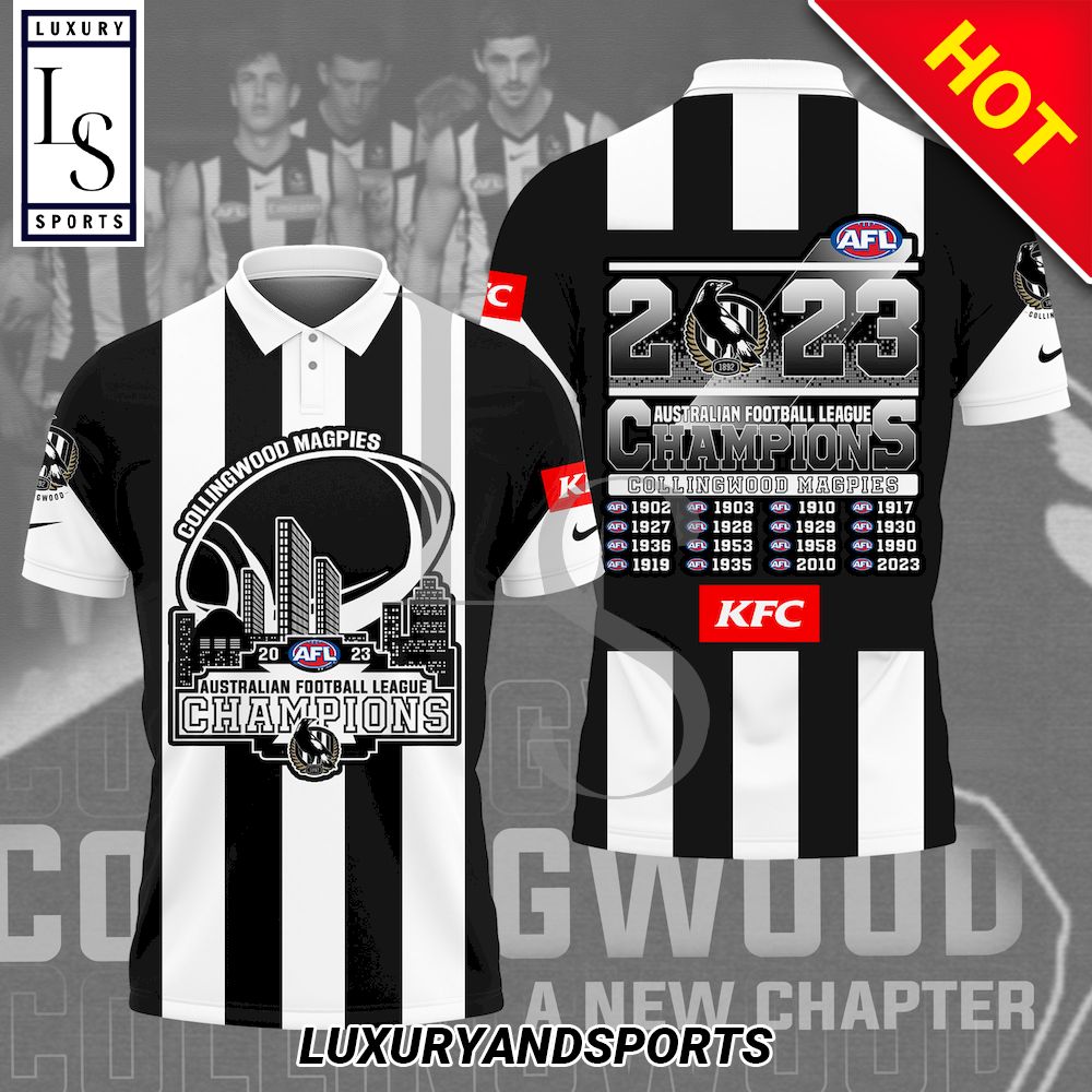 Collingwood Magpies Champions Polo Shirt