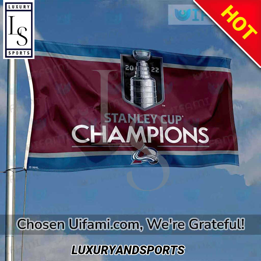 Colorado Avalanche Outstanding Stanley Cup Champions Flag rxJO.jpg