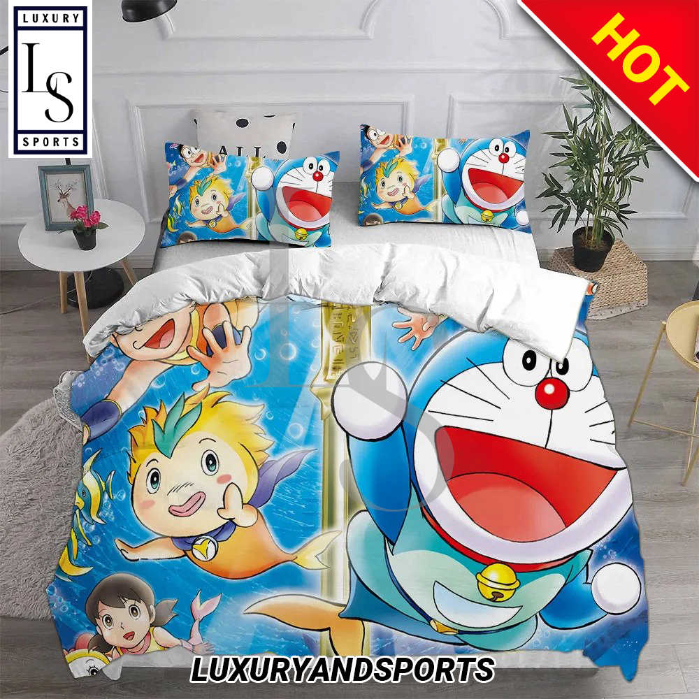 Doraemon New Luxury Brand Bedding Set YSac.jpg