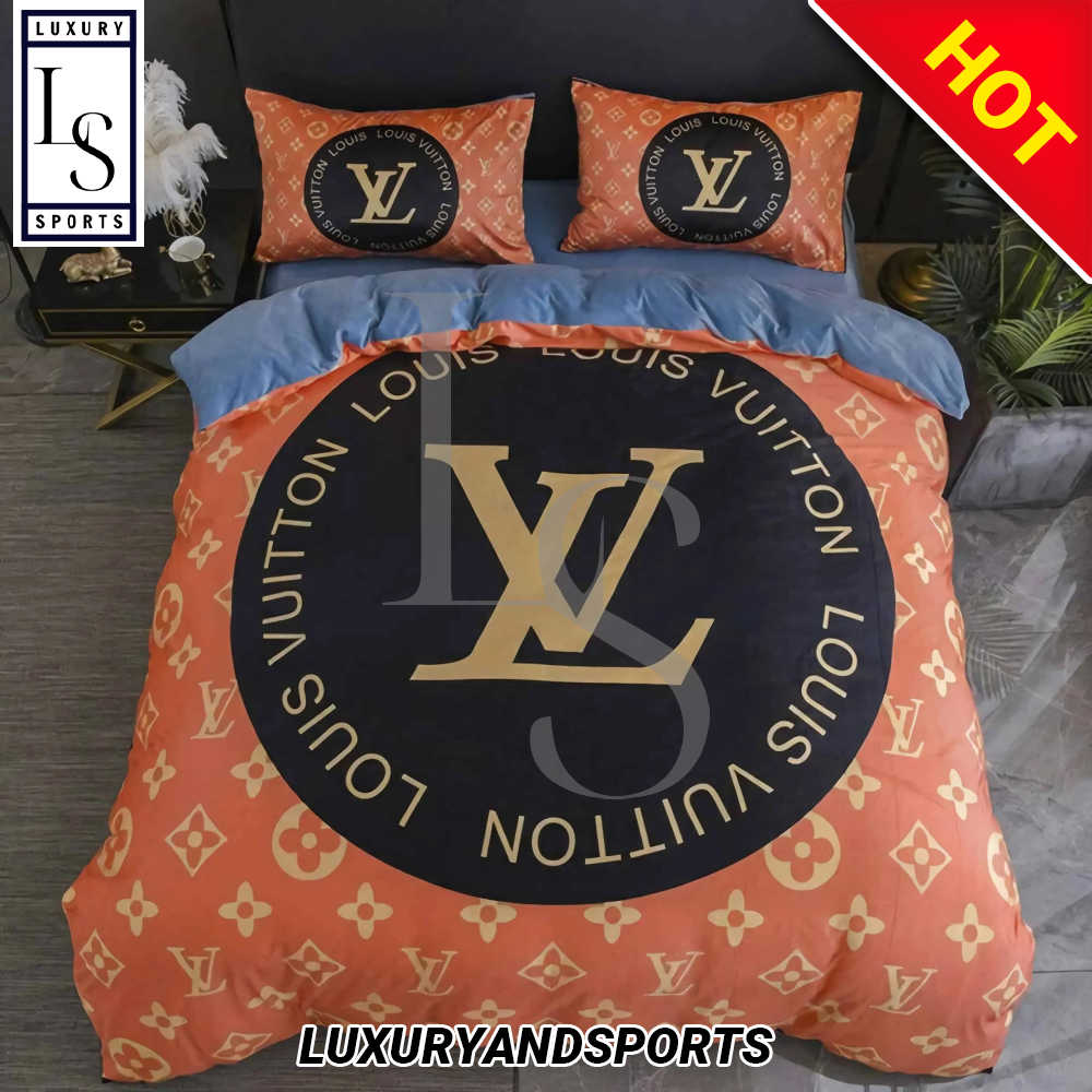 HOT Louis Vuitton Blue Luxury Brand Bedding Sets Limited Edition