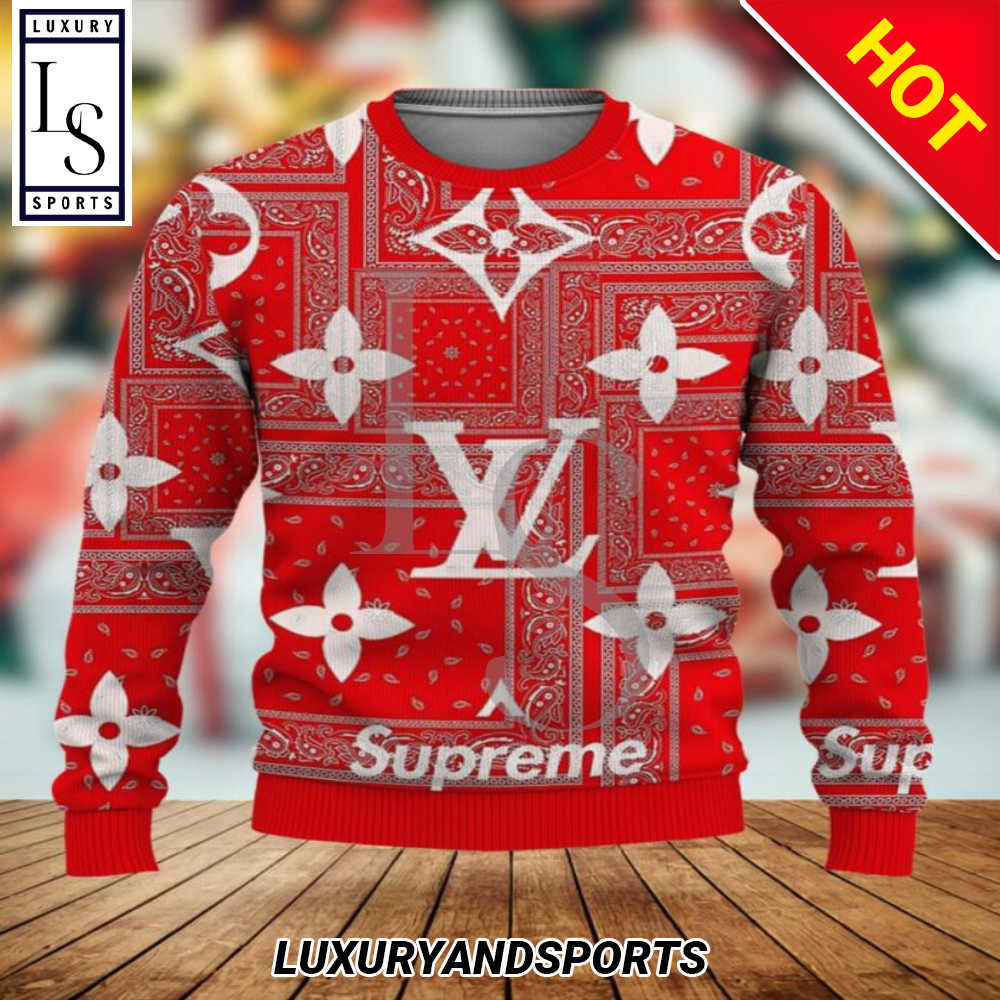Louis Vuitton Hypebeast 3D Ugly Sweater - Banantees