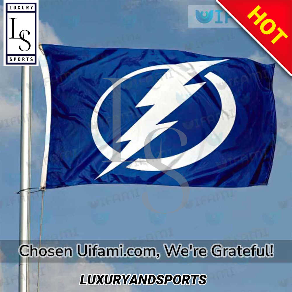 Tampa Bay Lightning Beautiful Lightning Hockey Flag hNff.jpg