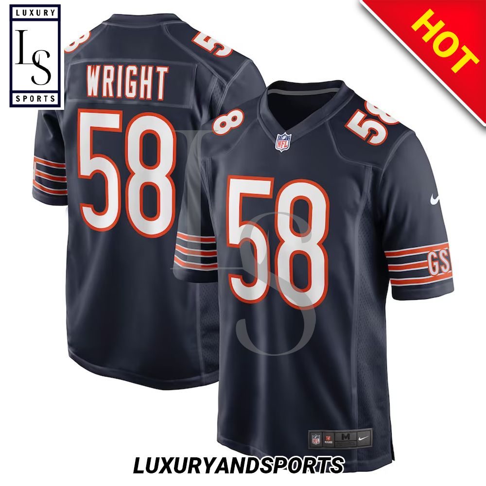 Mens Chicago Bears Darnell Wright Navy NFL Draft First Round Pick Game Jersey ssH.jpg