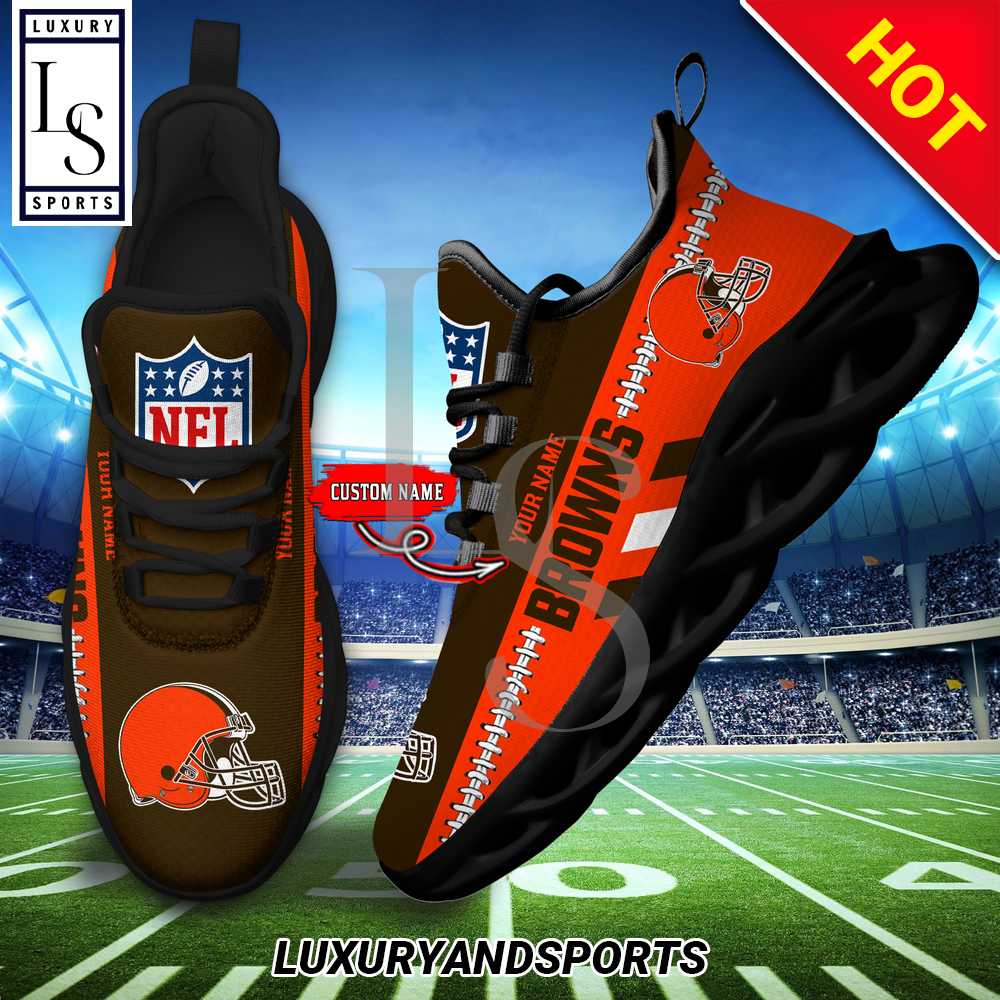 Personalized NFL Cleveland Browns Max Soul Shoes sCkq.jpg