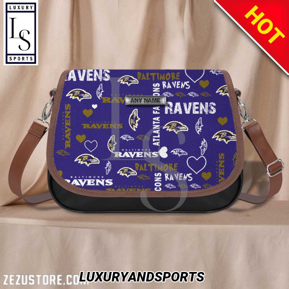 Baltimore Ravens NFL Leather Shoulder Bag