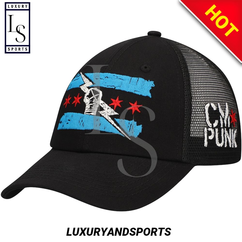 CM Punk Flag Trucker Hat
