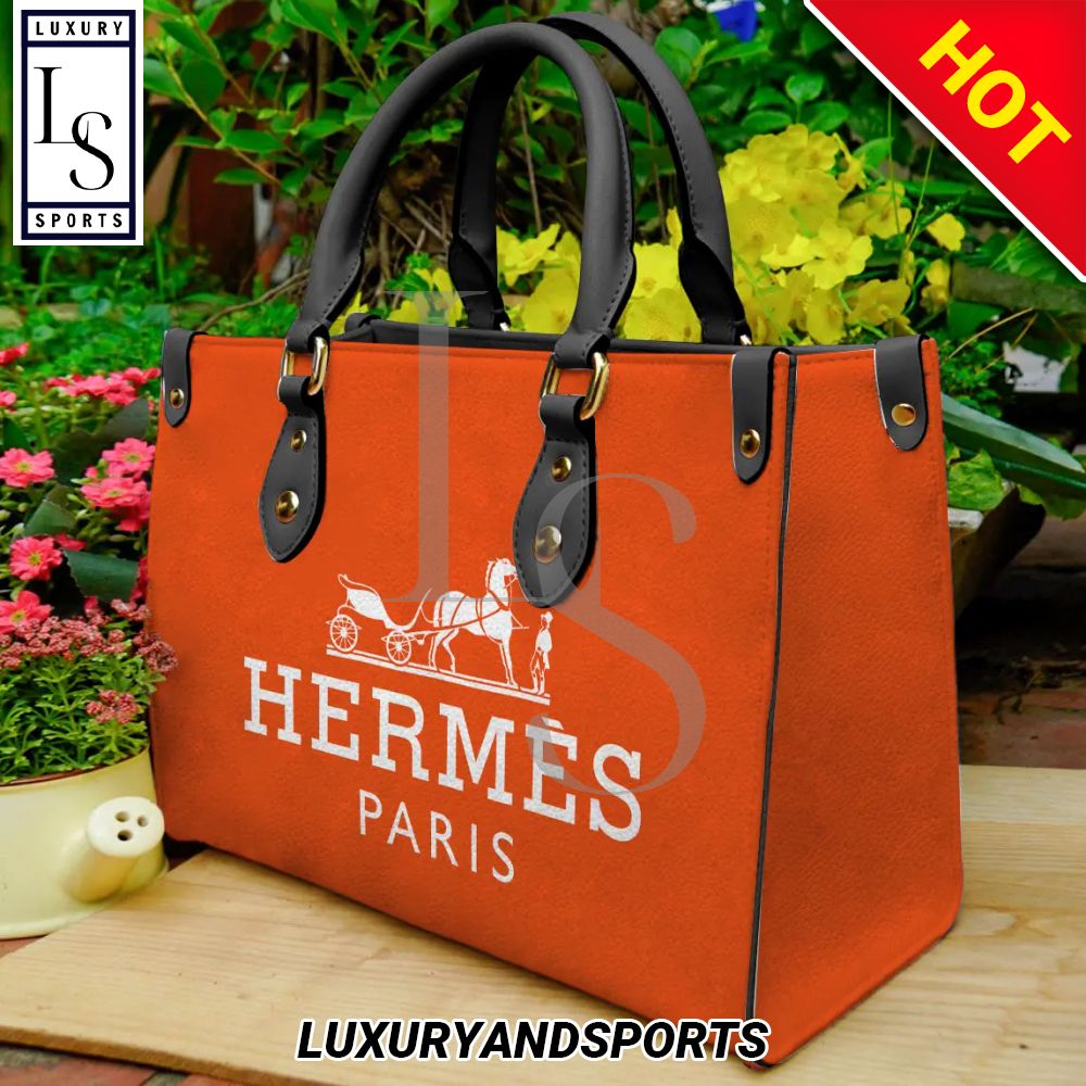 Hermes Paris Leather Handbag