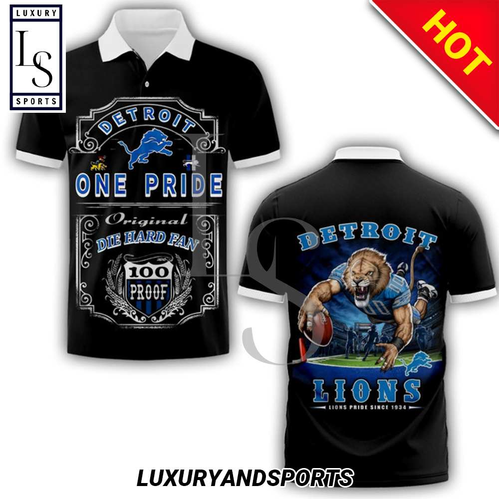 NFL Detroit Lions Polo Shirt