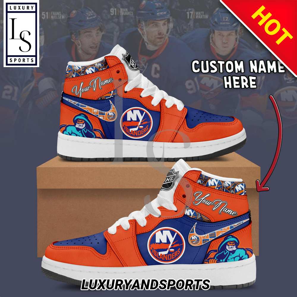 New York Islanders NHL Customized Hockey Air Jordan
