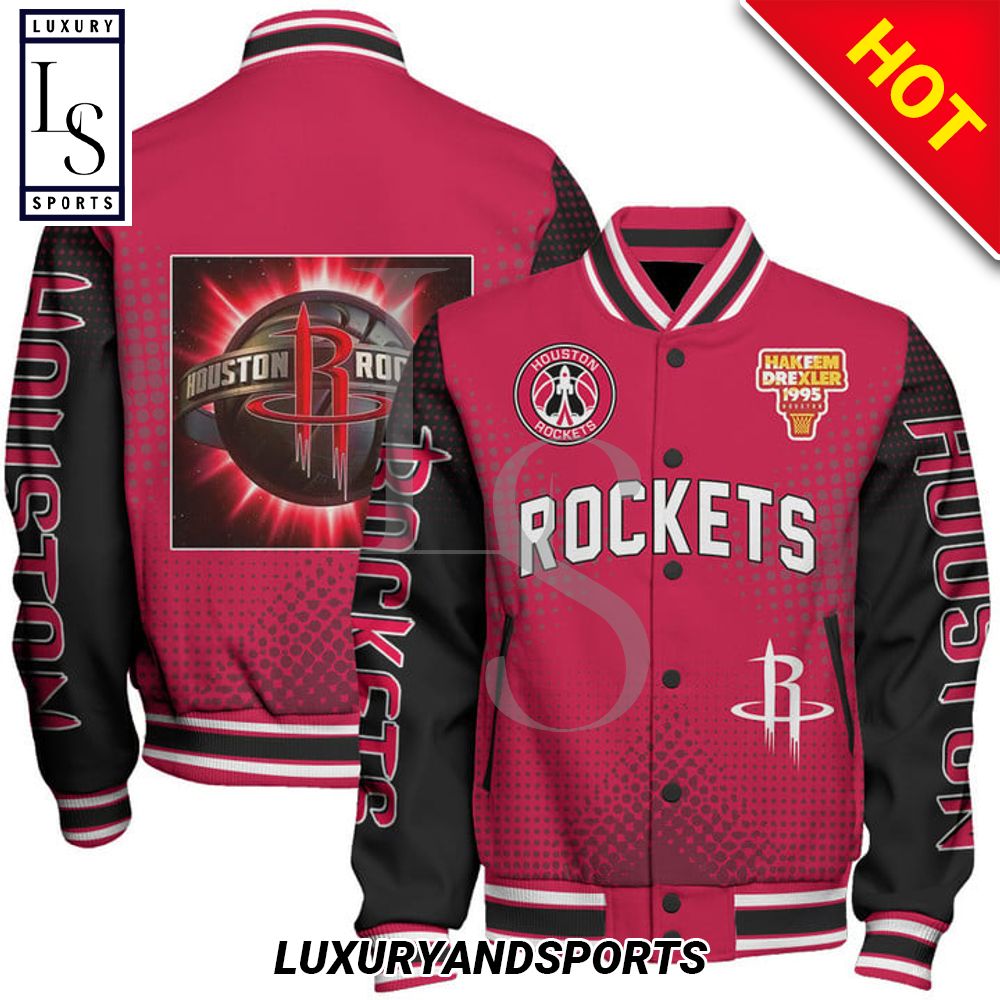 Houston Rockets NBA Baseball Jacket