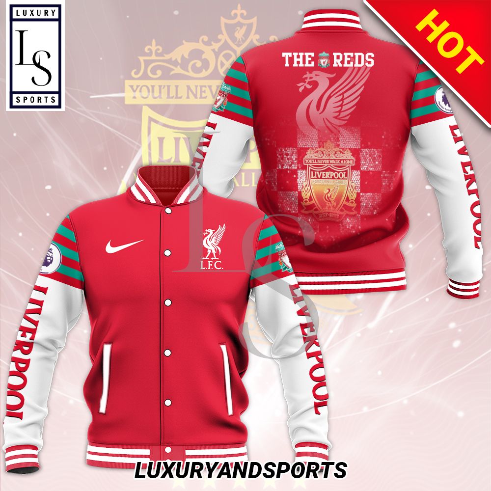 Liverpool Premier League The Reds Baseball Jacket