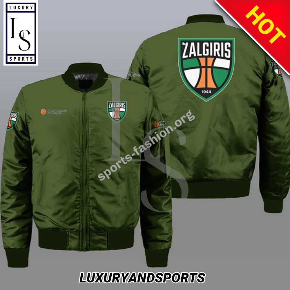 Zalgiris Kaunas Green Bomber Jacket