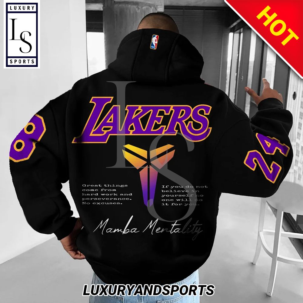 NBA Mamba Mentalidad Los Angeles Lakers Hoodie