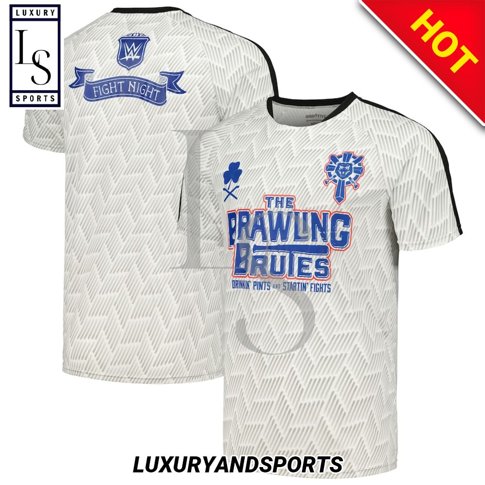 White The Brawling Brutes Soccer Jersey